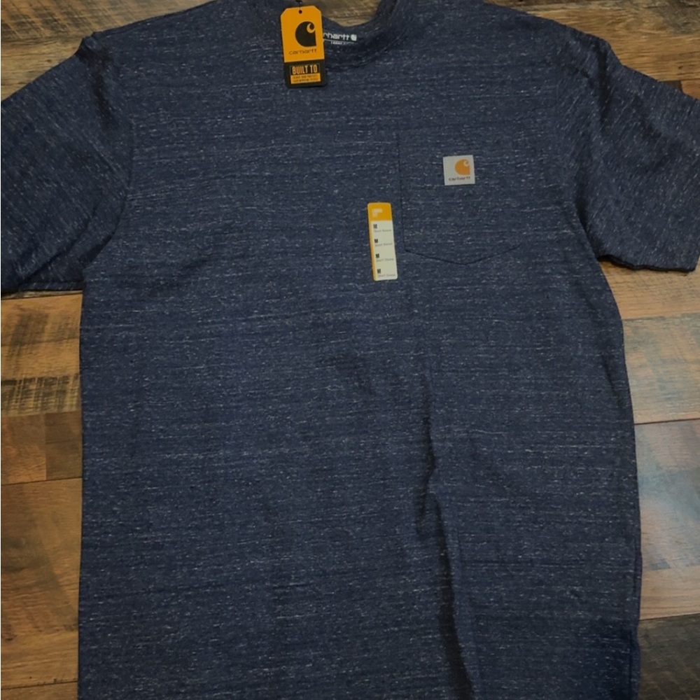 Carhartt Men's Blue Heather Short Sleeve Tee
